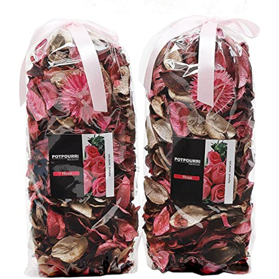Home Fragrance Fillers - Pink Potpourri Bags, Rose Scented Decorative