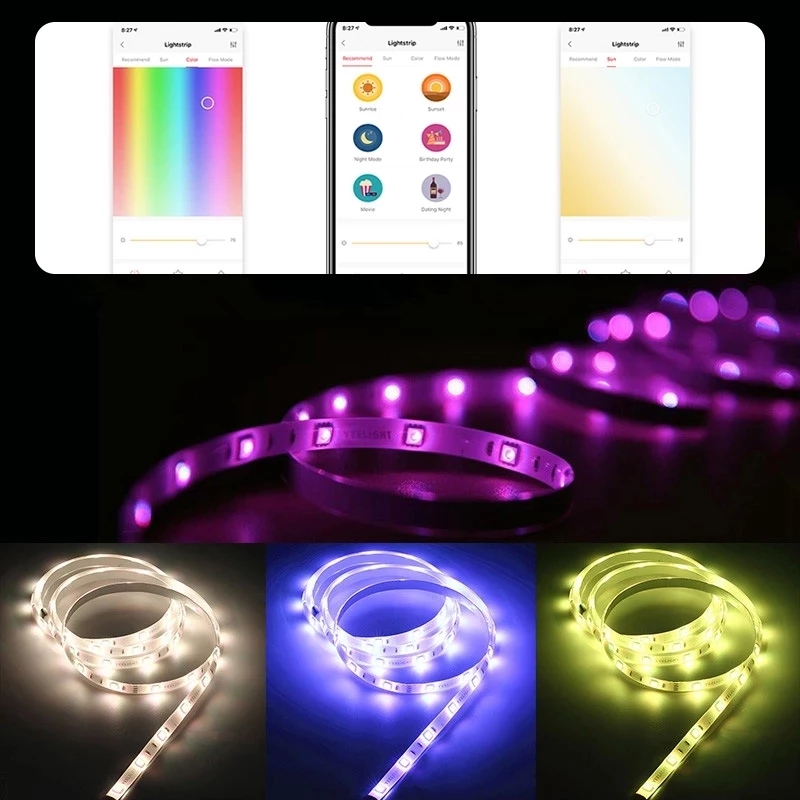 Yeelight Aurora Smart 2M Light - đánh giá và giá Yeelight Light Lightstrip