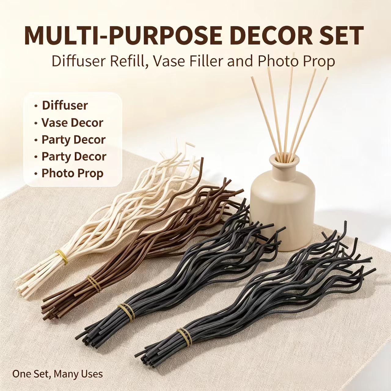 20Pcs Long Wavy Rattan Reed Di - đánh giá và giá Home Fragrance Verbena